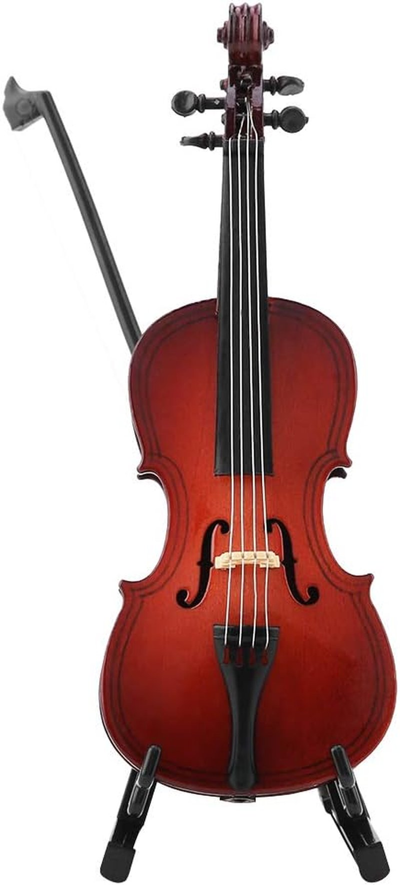 Miniature Cello Model - Wooden 5.5in Replica with Case | Perfect Musical Gift for Collectors & Home Decor