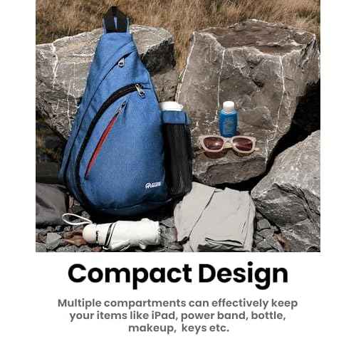 OutdoorMaster Sling Bag, Hiking Daypack, Crossbody Shoulder Chest Urban Outdoor Travel Backpack for Women & Men