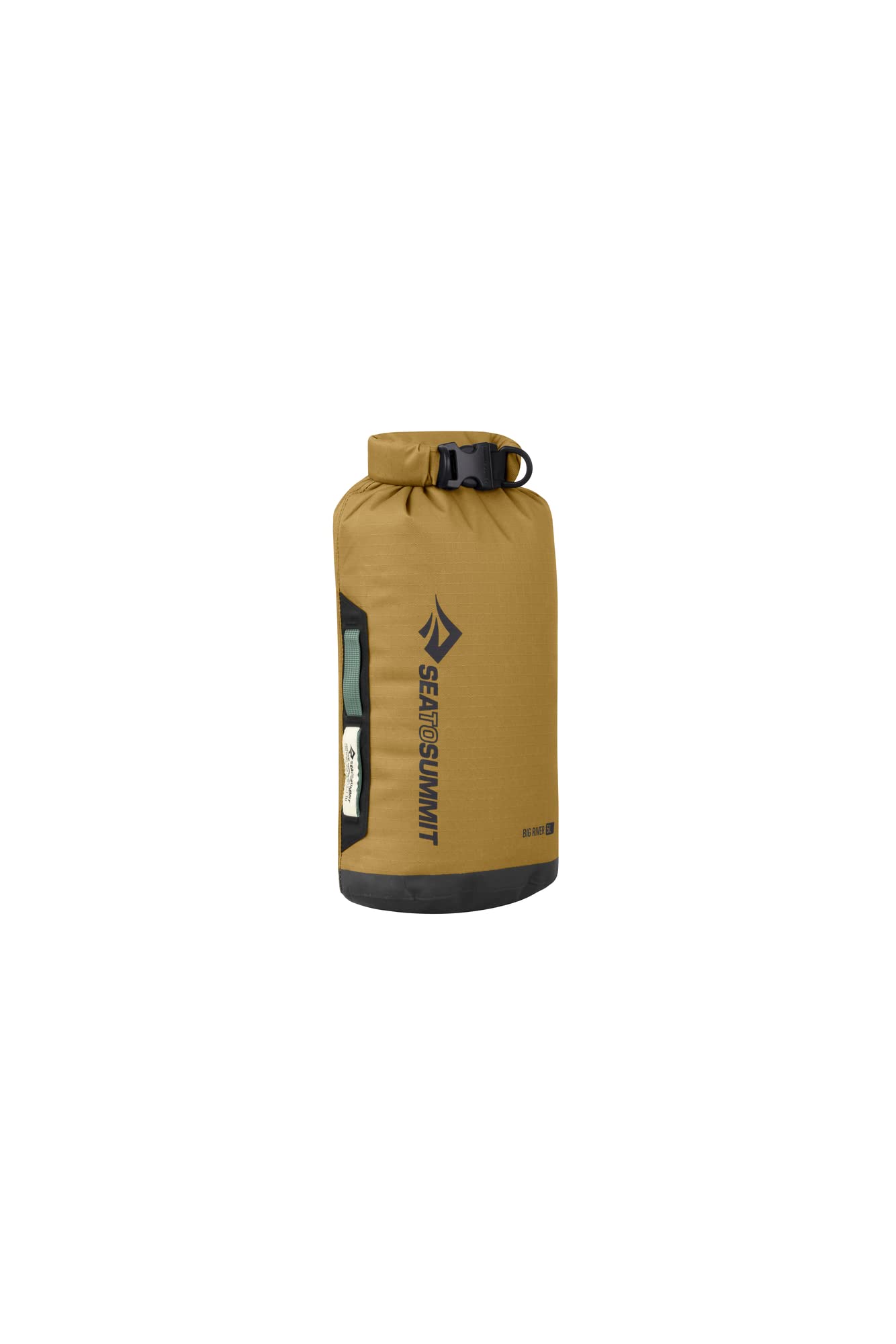 Sea to Summit Big River Dry Bag, Heavy-Duty Dry Storage, 8 Liter, Gold Brown