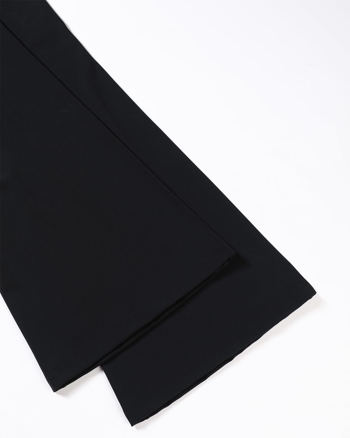 AUROLA Fire Flare Leggings for Women, Crossover High Waisted Yoga Pants Tummy Control Wide Leg Bootcut Leggings-30 Inseam(Black,S)