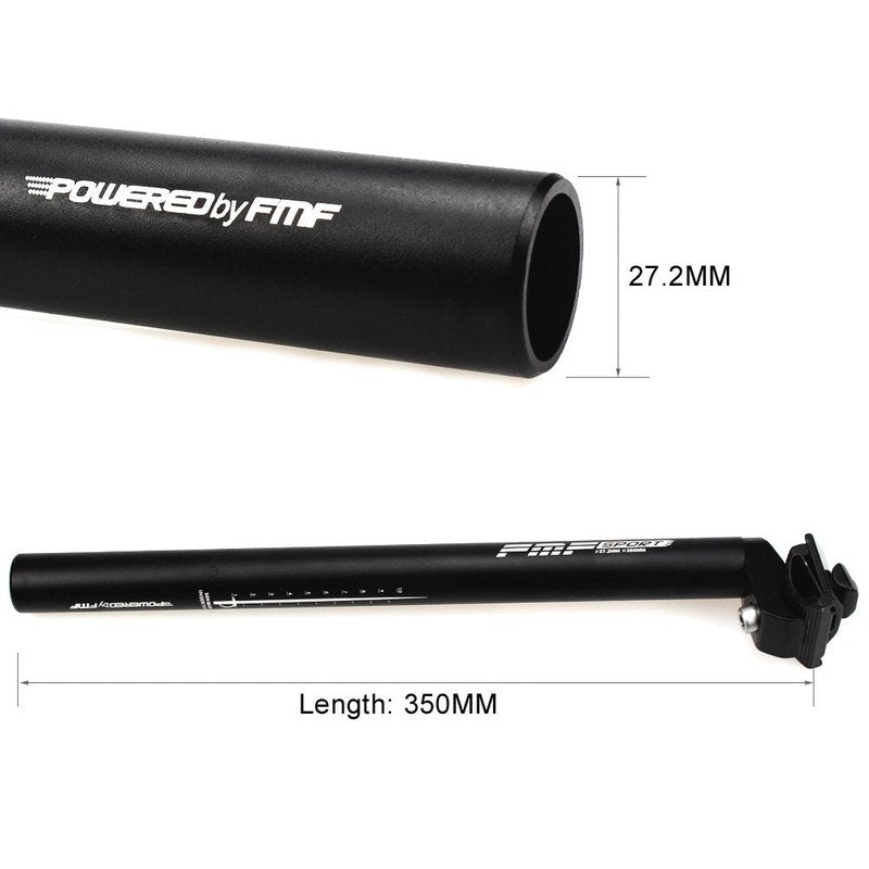 Bicycle Seat Post 27.2 x 350mm FOMTOR Aluminum Adjustable Seatpost for MTB Road Bike BMX