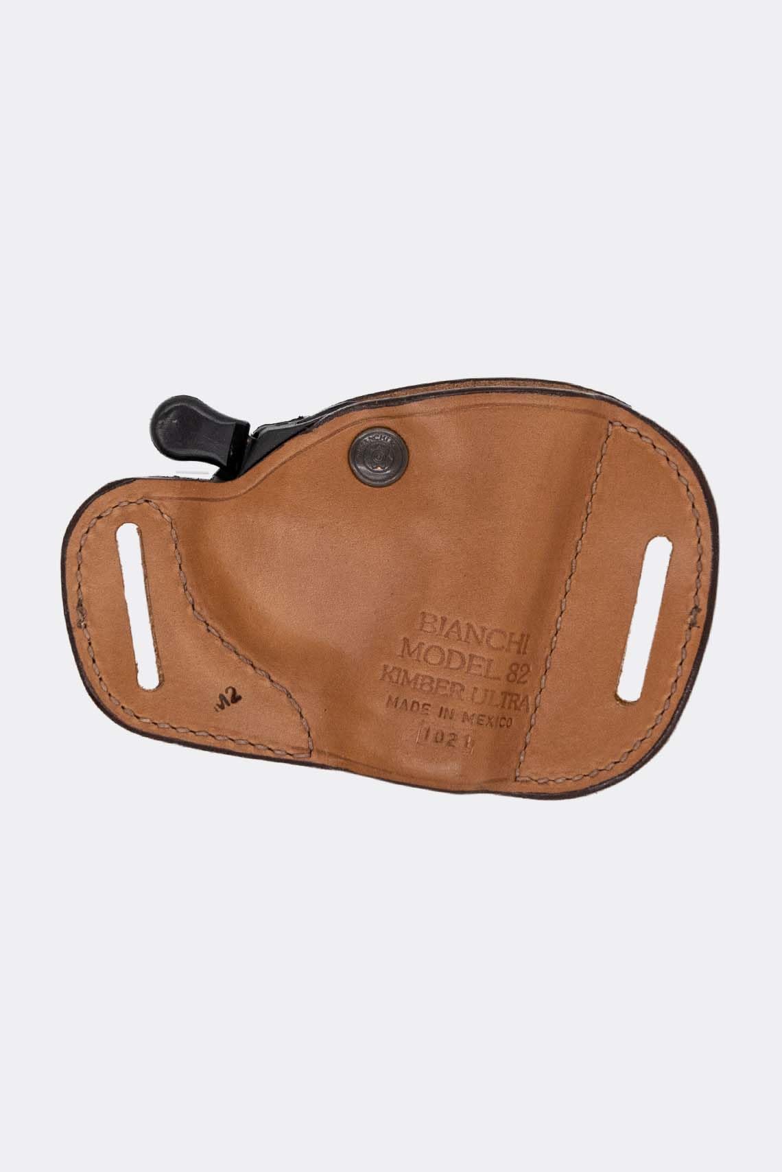 Bianchi Gun Leather Bianchi 82 Carrylok Hip Holster - Size: 14C Kimber Ultra Carry II (Tan, Right Hand)