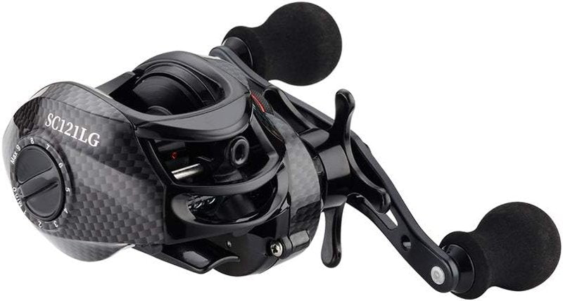 Baitcaster Fishing Reel - 9+1BB CNC Aluminum Spool, Magnetic Brake, 7.0:1 Gear Ratio | Ultra Smooth Low Profile