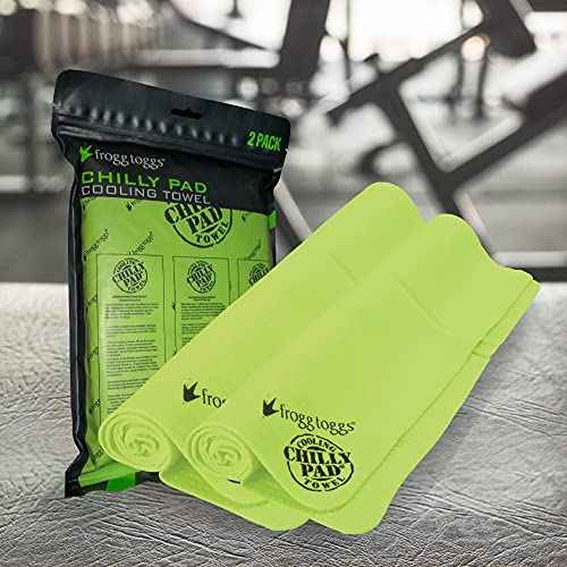 FROGG TOGGS Chilly Pad Cooling Towels, 2 Pack, 33" x 13"
