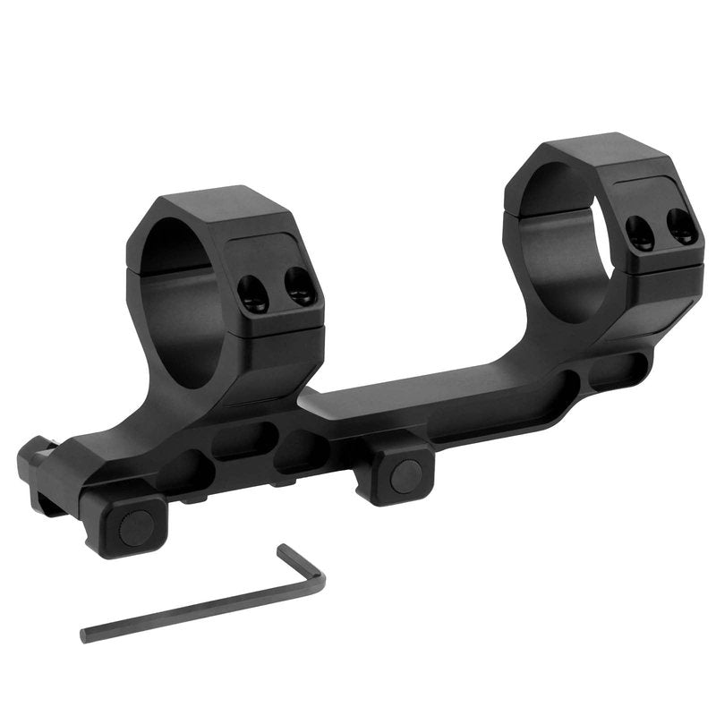 ToopMount 34mm Scope Mount, Offset Dual Ring One-Piece 34mm Scope Mount, High Profile Cantilever Picatinny Scope Mount Fit 21mm Picatinny Rail, 1.62 inch Center Height, for 34mm Diameter Scope Tube