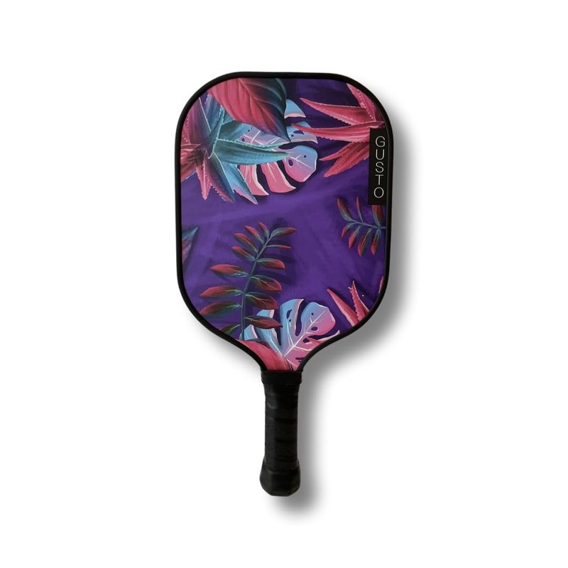 Rich Cat Supply Gusto Pickleball Paddle T700 Carbon Fiber (Tropical Purple)