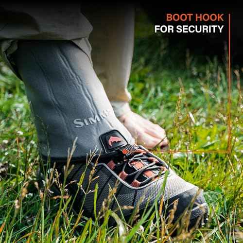 Simms Guide Guard Neoprene Wading Socks for Fly Fishing - Unisex, Abrasion-Resistant, 3.5mm Neoprene, Sizes XS-XL