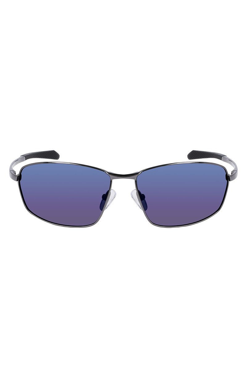 Columbia Men's Sunglasses FIR RIDGE - Shiny Dark Gunmetal with Polarized Blue Mirror Lens
