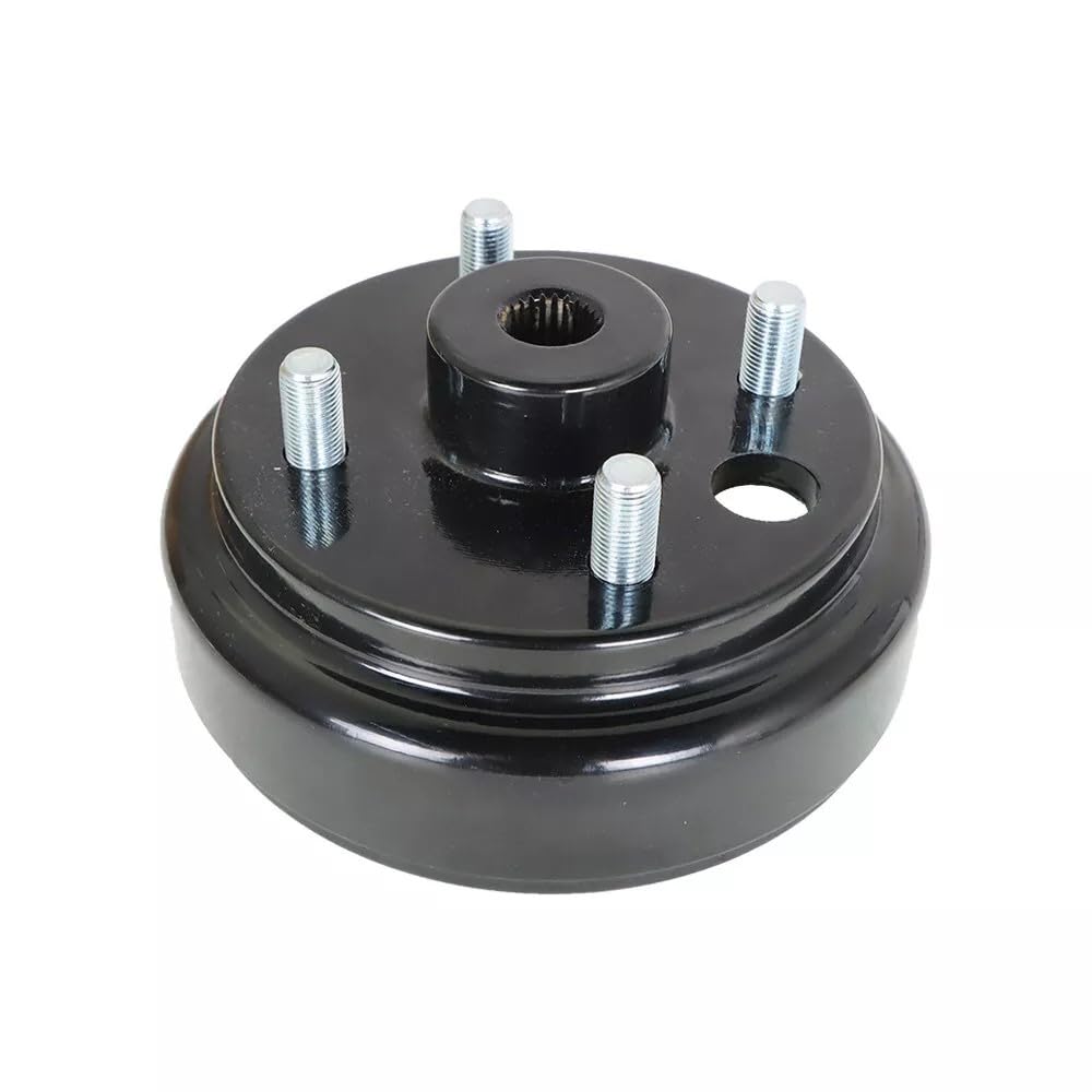 XYUJIE Brake Drum Hub Assembly 19186G1P Replacement for 1982-up EZGO TXT PDS Electric & 1982-1993 2-Cycle Gas Golf Cart