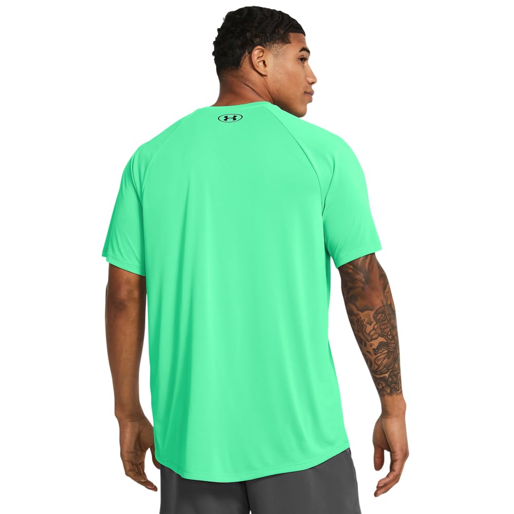 Under Armour Men's Tech 2.0 Short-Sleeve T-Shirt, (300) Vapor Green / / Black, 4X-Large Tall
