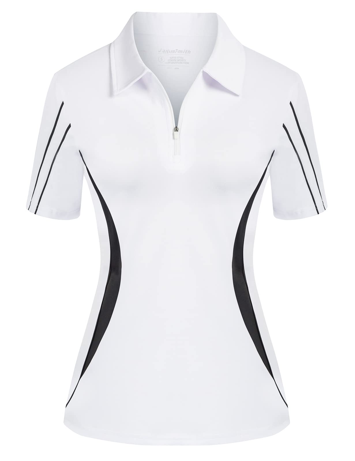 Golf Polo T Shirts for Women Short Sleeve Tennis Tops Quick Dry Hiking Fitness Workout Shirts White XXL