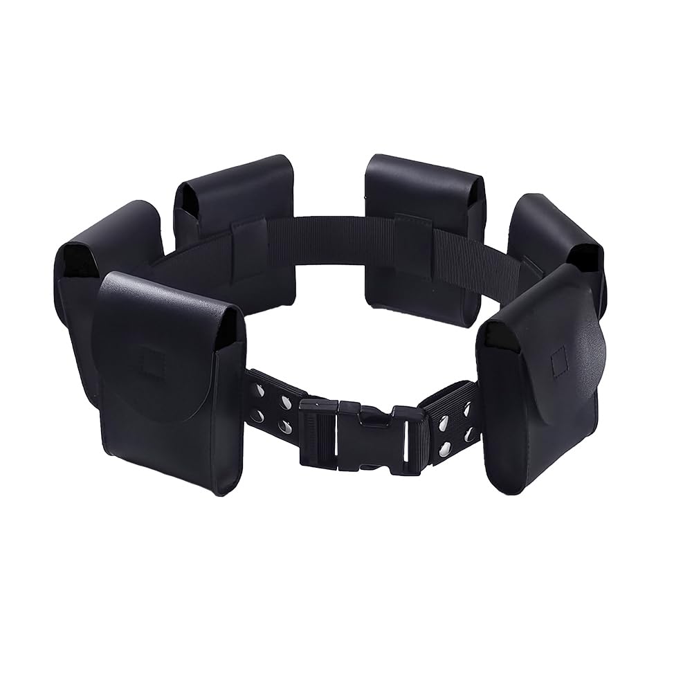 Halloween Costume Belt Adjustable for Cosplay Accessory Black