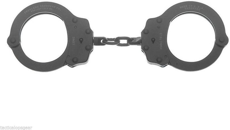 Peerless Handcuff Company | Superlite Chain Link Handcuff - Durable Black Finish