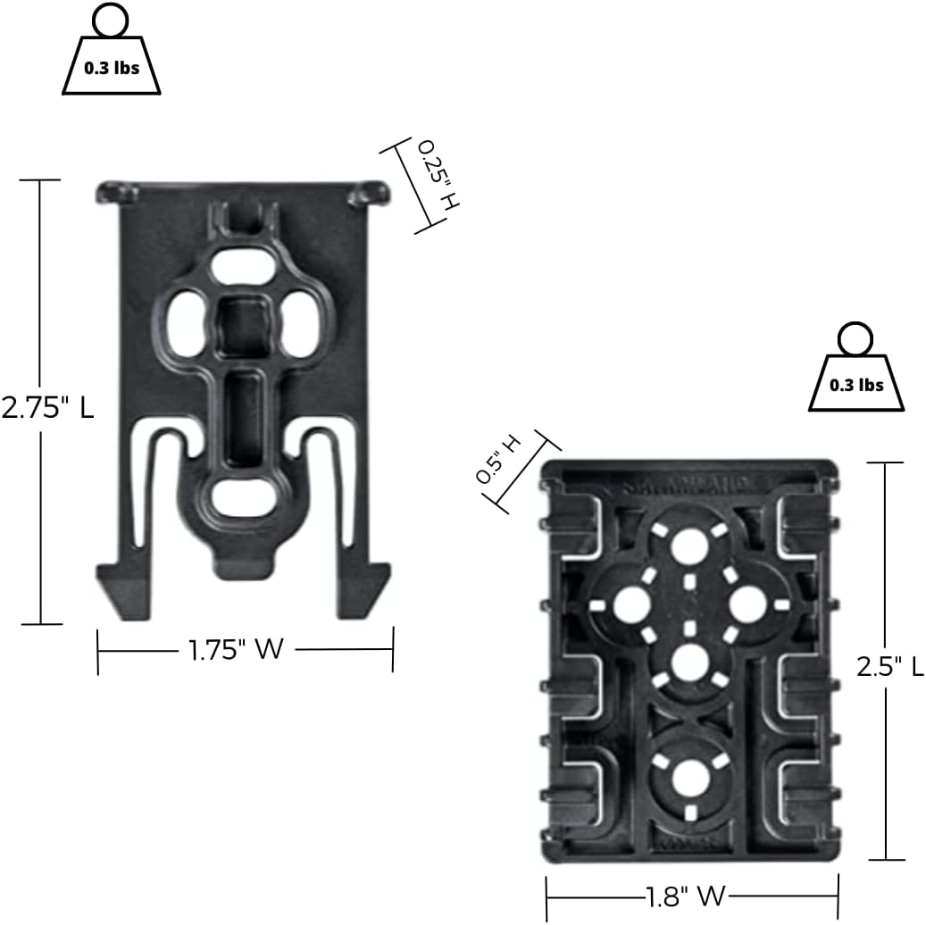 Safariland Equip Locking Kit - ELS Tactical Gear for Secure Equipment | Black