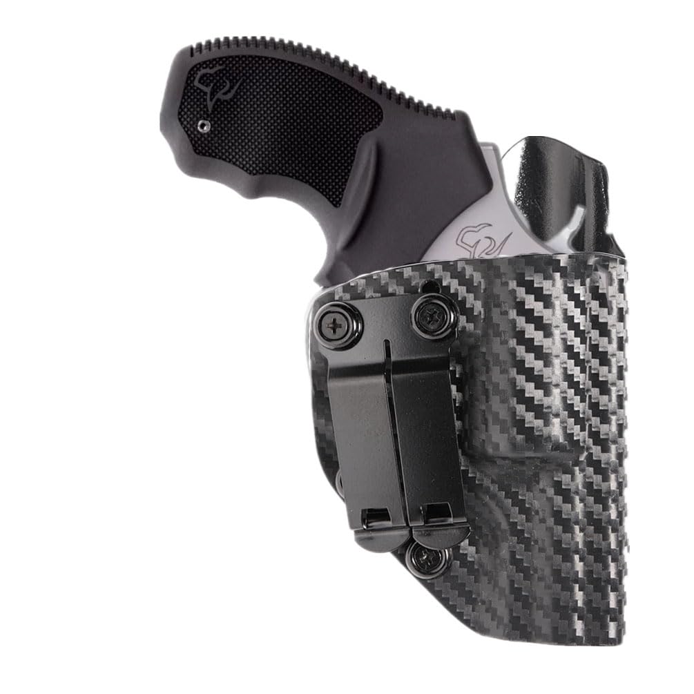 Kydex IWB Holster for Taurus 856 2 Inch Ultra lite 38 Special 2" Revolver Inside Waistband Concealed Carry MonoBlock Metal Belt Clip