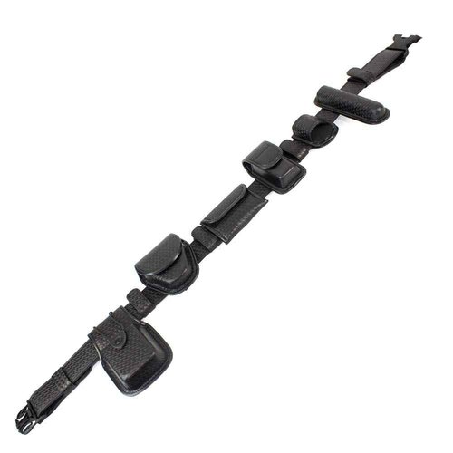 LytHarvest 8-in-1 Police Duty Belt Kit with Pouches, Law Enforcement Utility Belt Rig, Modular Security Guard Equipement, Tactical Utility Duty Belt, Basketweave (Medium)