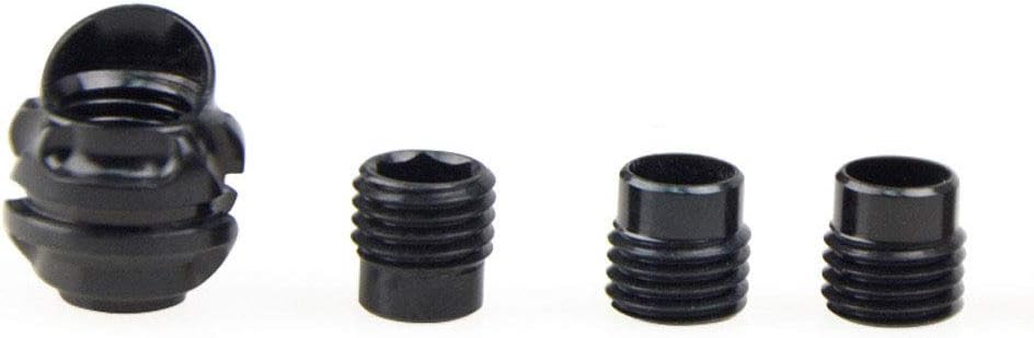 Aluminum Hooded Peep Sight Kit for Compound Bow - 37/45 Degree Aperture with 3 Inner Core Sizes
