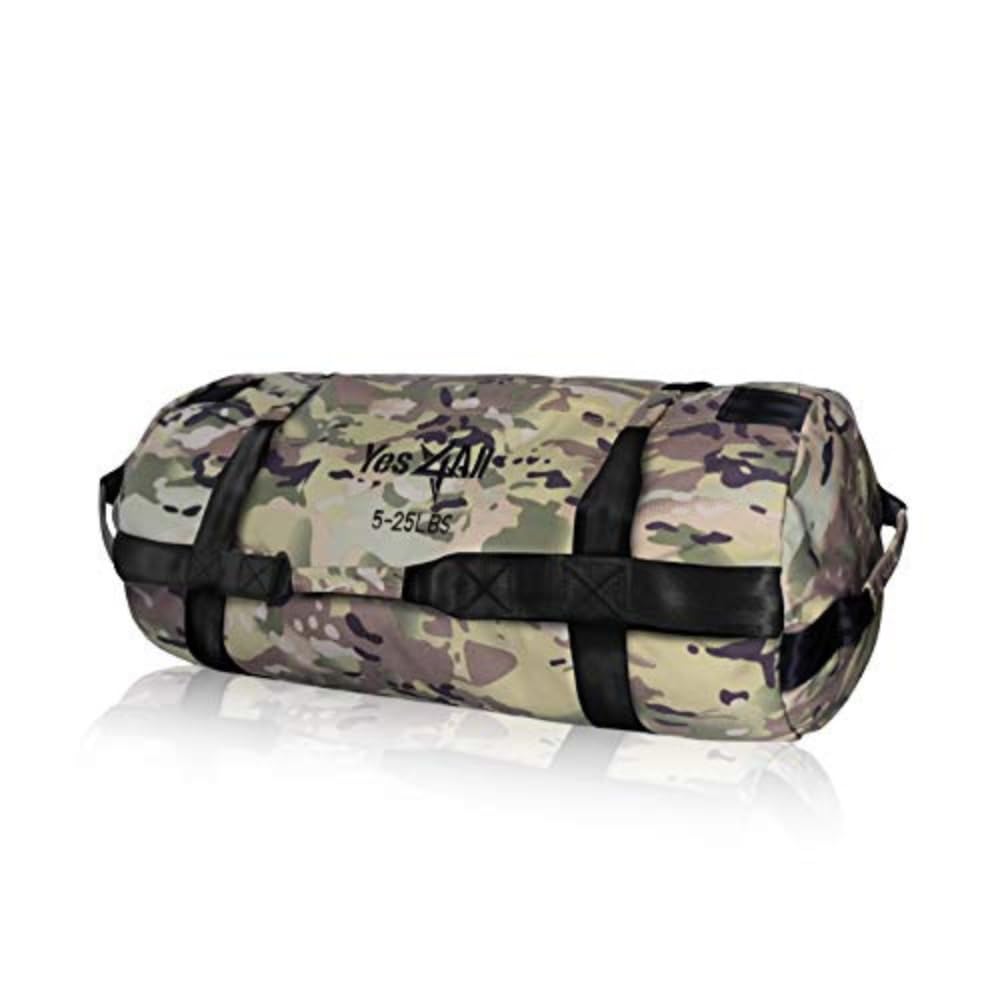 Yes4All Workout Sandbags, Heavy Duty Sandbags - Camouflage - S