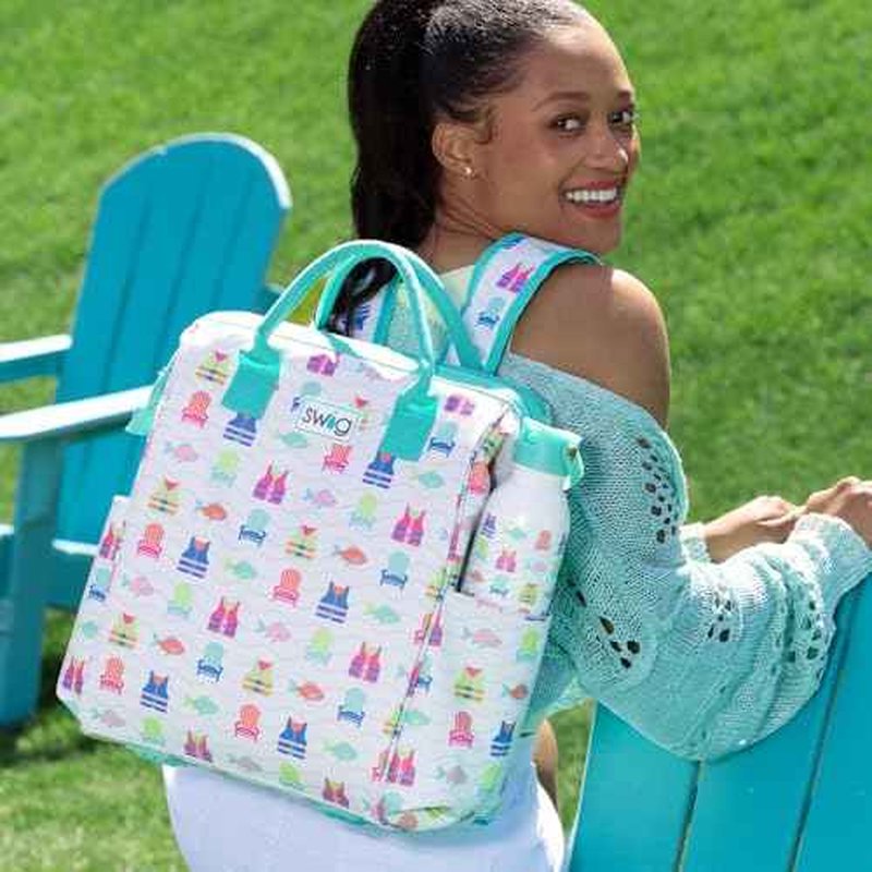 Swig Life Packi Backpack Cooler, Insulated Cooler, Waterproof Beach Bag, 24 Cans, Lightweight Insulated Coolers