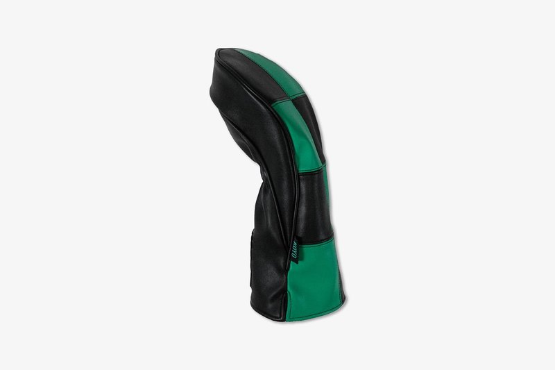 Green and Black Checkered Pattern Anime Inspired Golf Driver Head Cover