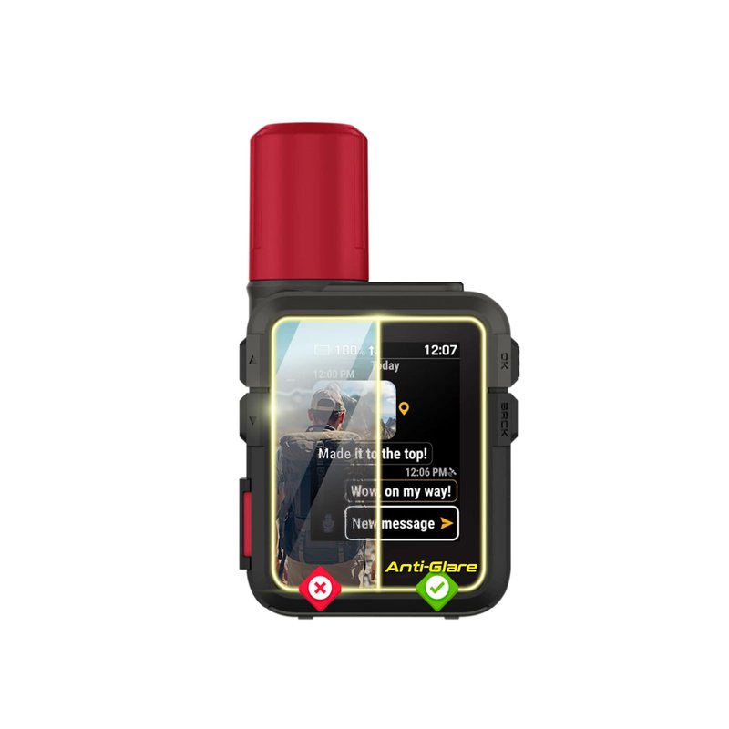 IPG Anti-Glare Made for Garmin Inreach Mini 3-3 Plus (2 Units) Display Matte Finish Screen Protector Film, Perfect for Outdoor Use for inRMini3.AnG
