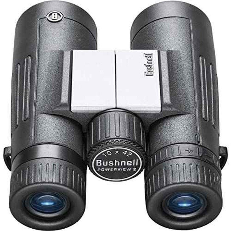 Bushnell PowerView 2 Binoculars, High-Definition Binoculars with Multi-Coated Lenses, Durable Aluminum Alloy Chassis, Wide Field of View, Ideal for Wildlife Observation, Hiking and Sporting Events
