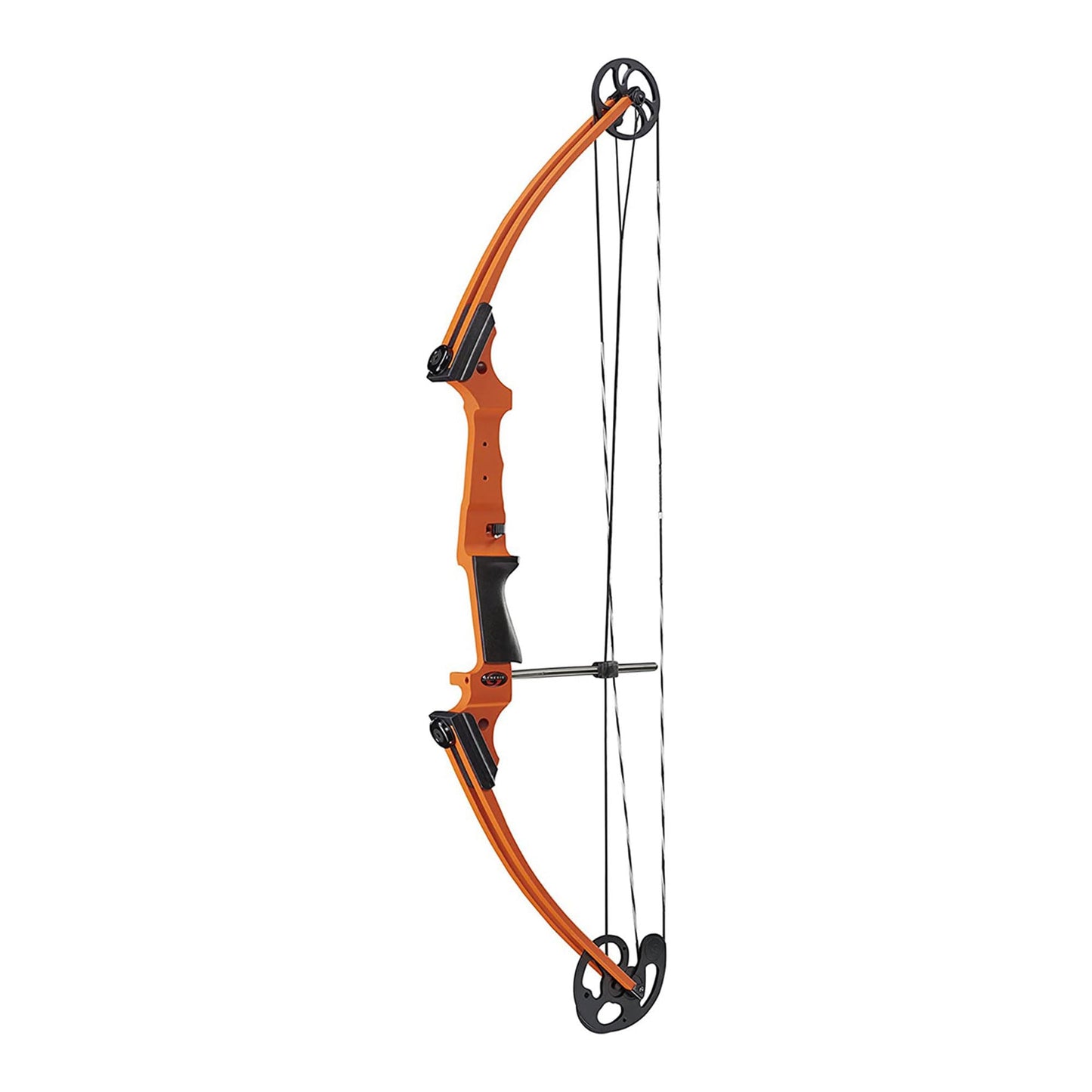 Genesis Archery Original Compound Bow with Adjustable Riser, 15"-30" Draw Length, 10-20 lb Draw Weight, All Skill Levels, Draw Hand - Right, Orange