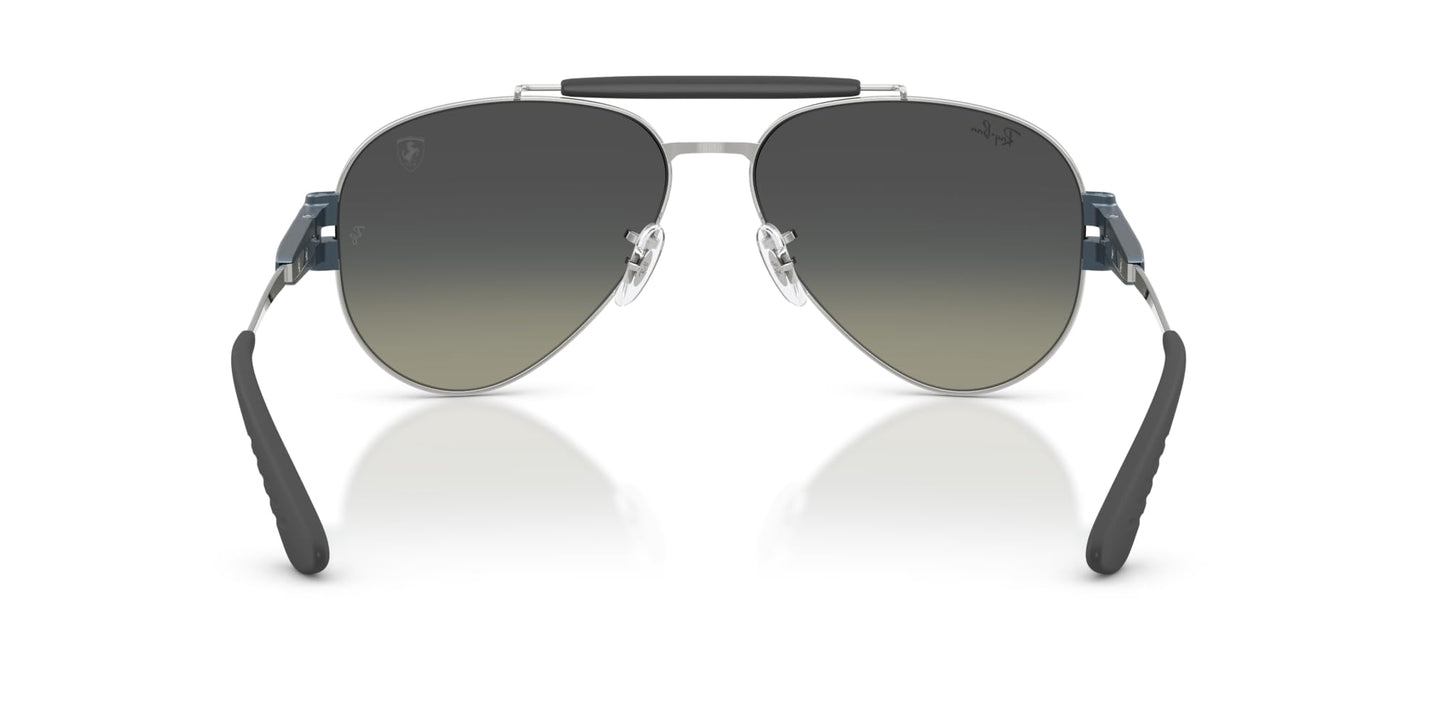 Ray-Ban RB3762M Sunglasses, Silver/Grey Gradient, 58 mm