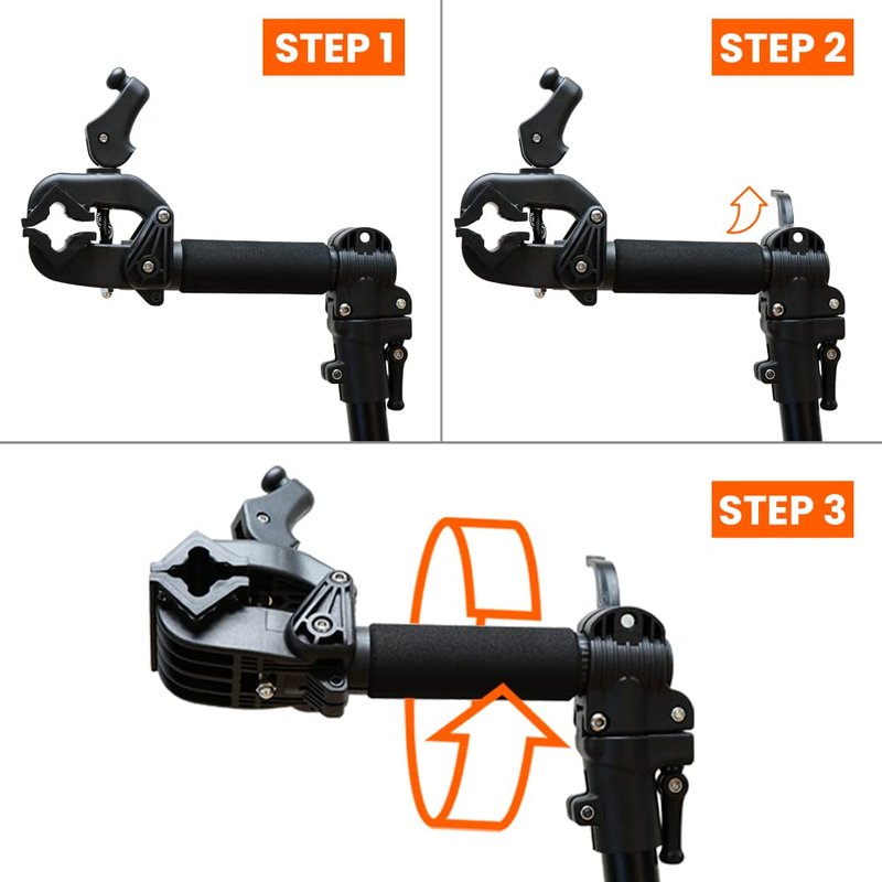 BV Mechanic Bike Repair Stand - Bicycle Workstand with Adjustable Height for Standard, Mountain, and Road Bikes (Tool Plate Included)