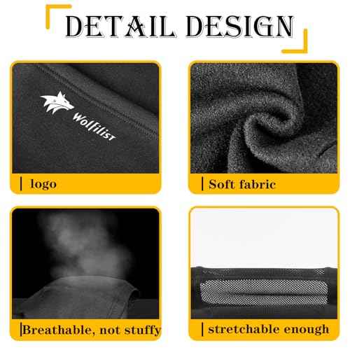 Balaclava Ski Mask for Men Women, Winter Face Mask Windproof Motorcycle Mask Thermal Fleece Full Face Hood