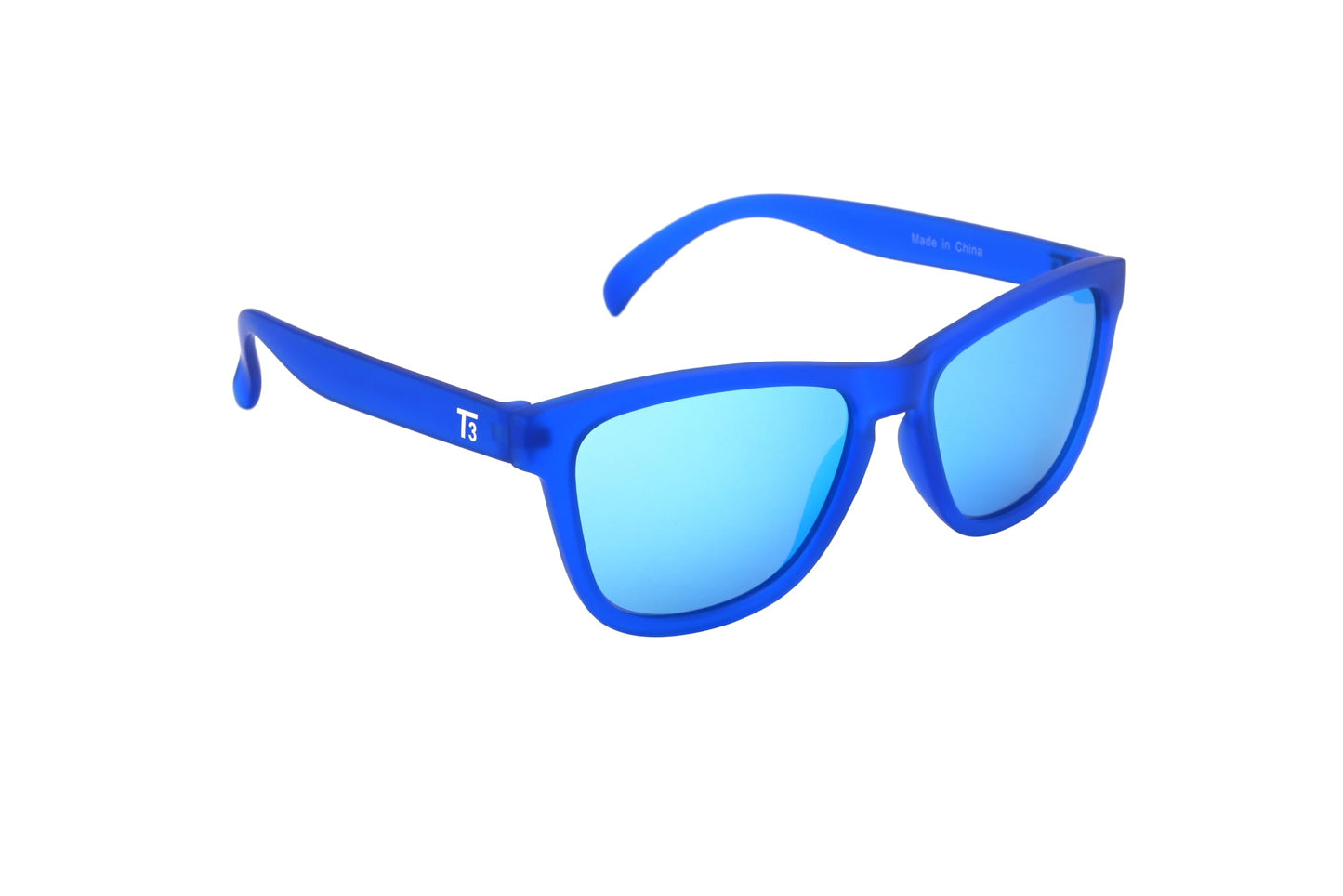 T3 Shades Men's and Women's Classic Polarized Sunglasses with UV400 protection, Blue