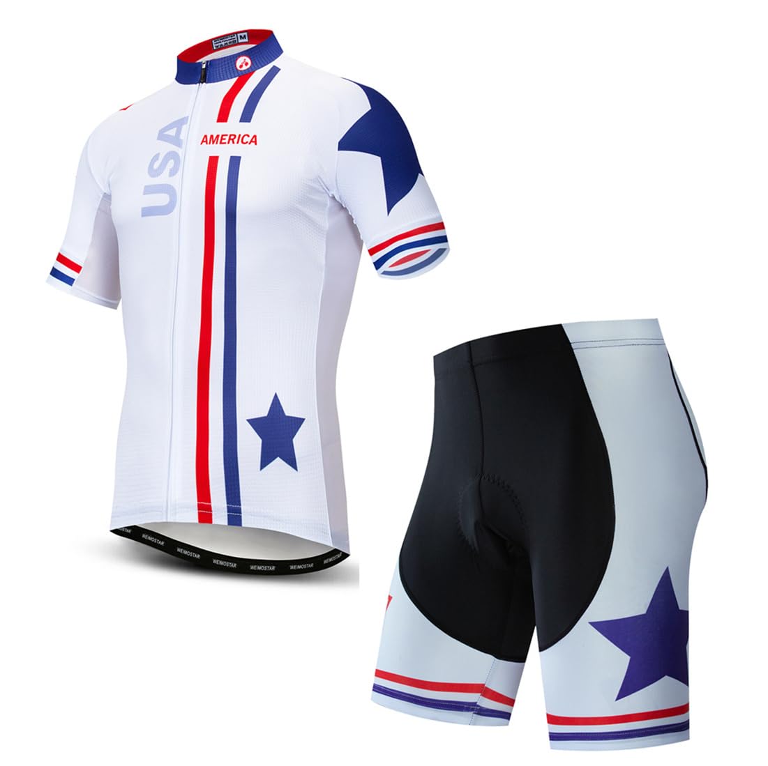 PSPORT Men's Cycling Jersey Short Sleeve Road Bike Shirts Summer Bicycle Clothing Tops CF00