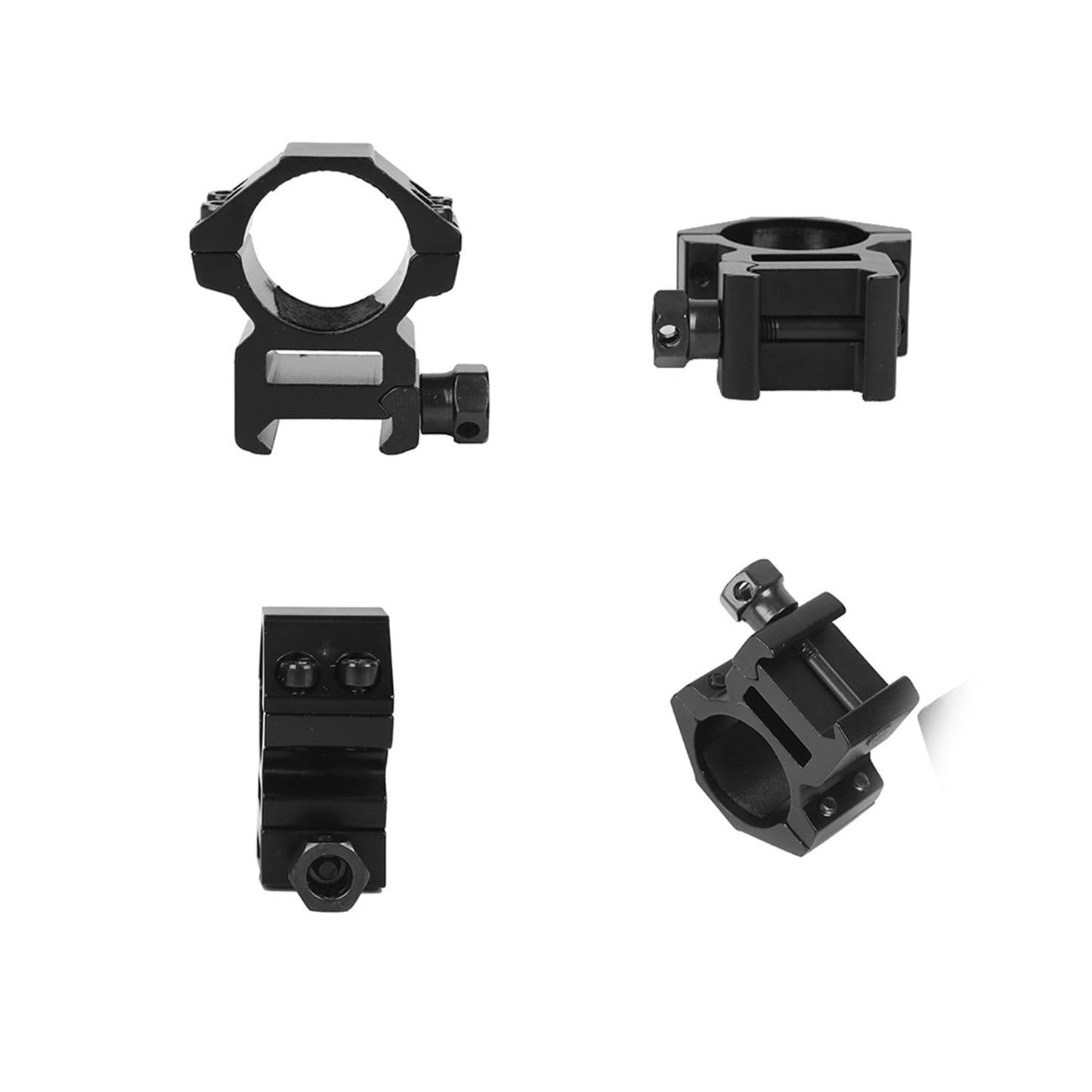 WINDFIRE Rifle Scope Rings, Medium Profile Scope Rail Mount Rings for 21mm Picatinny Rail, 1 inch/25.4 mm(2 Pack)