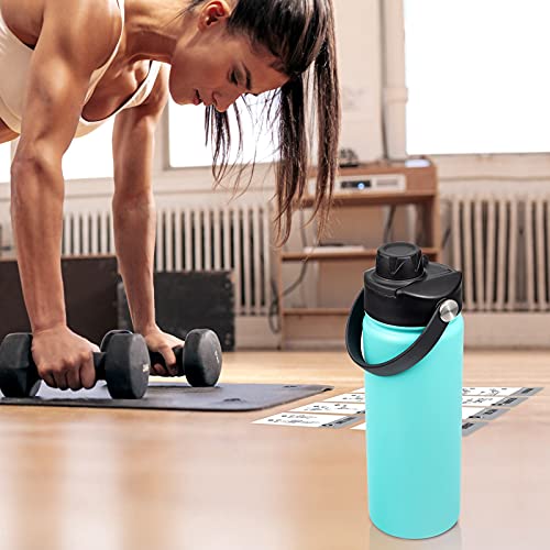 Lid for Hydro Flask 32 40 oz Wide Mouth, Replacement Lids Compatible with Hydro Flask Wide Mouth Water Bottle, Top Spout Lid with Handle, Wide Mouth Lid Chug Cap Accessories, Mt. Alpine