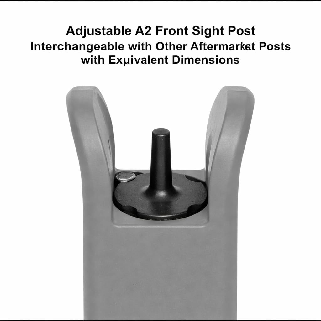 Detachable Low Profile Front Tower for .223 5.56 - Flip-Up Compatible Tactical Rifle | Weaver Rail