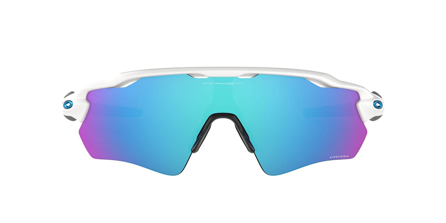 Oakley OO9208 Radar Ev Path Sunglasses+ Vision Group Accessories Bundle(Polished White/Prizm Sapphire (920873), mens