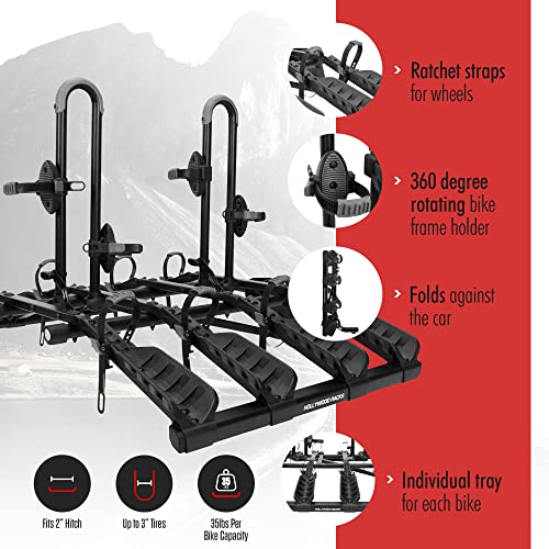 Hollywood Racks, Destination, Hitch Mount Rack, 2'', Bikes: 4