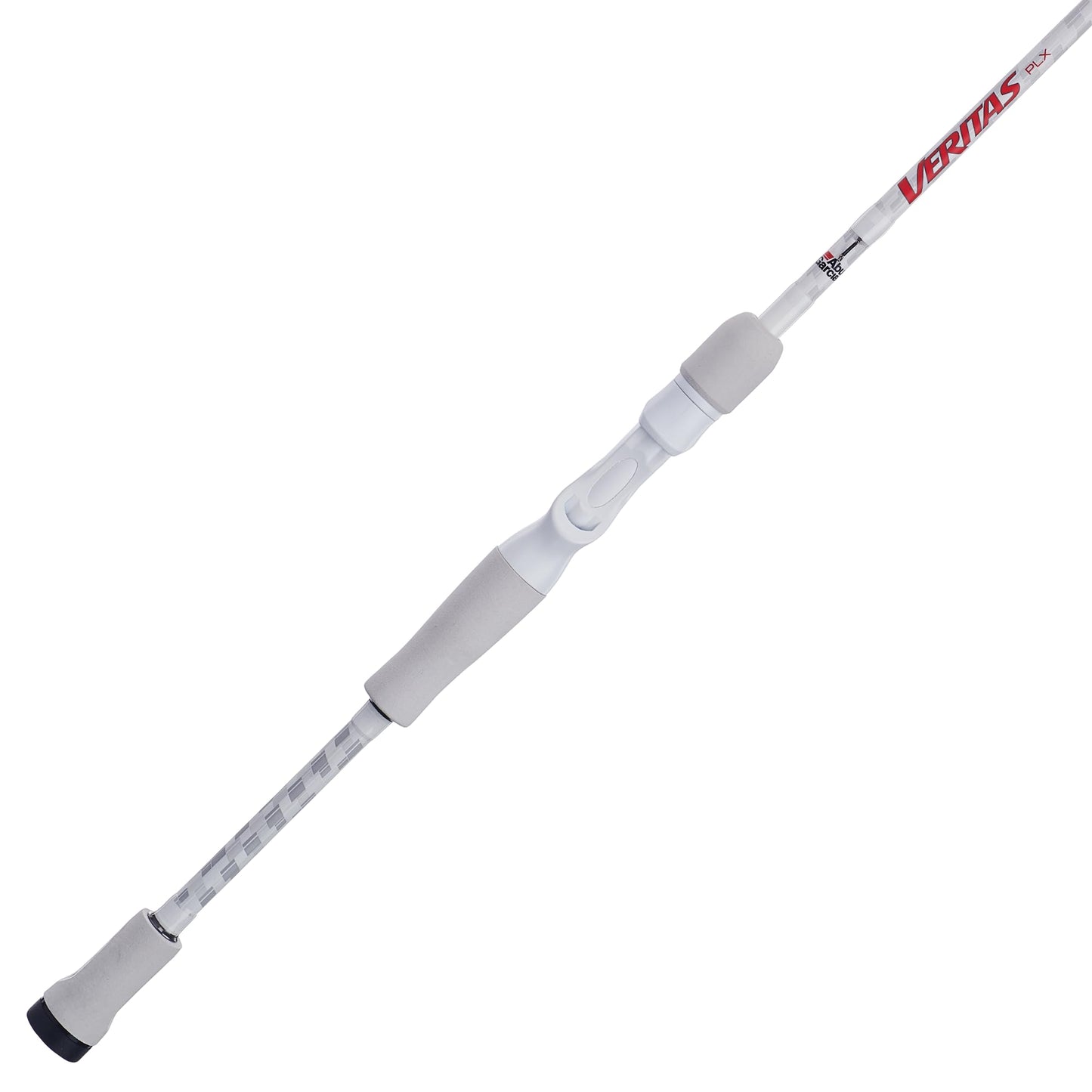 Abu Garcia 6’6” Veritas Casting Fishing Rod, 1-Piece Rod, 8-17lb Line Rating, Medium Rod Power, Fast Action, 1/4-5/8 oz. Lure Rating, White