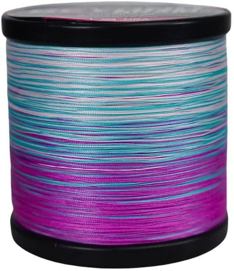 Braided Fishing Line - Super Strong & Abrasion Resistant | 4 Strand & 8 Strand Options in Blue Camo, Moss Camo, White, Green, Pink, Blue