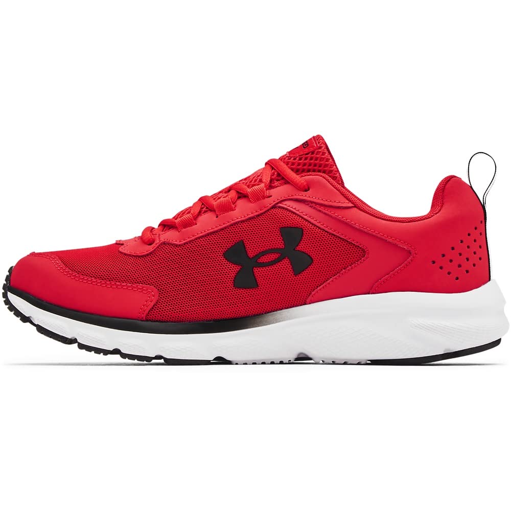 Under Armour Men's Charged Assert 9, Red (600)/White, 7.5 M US