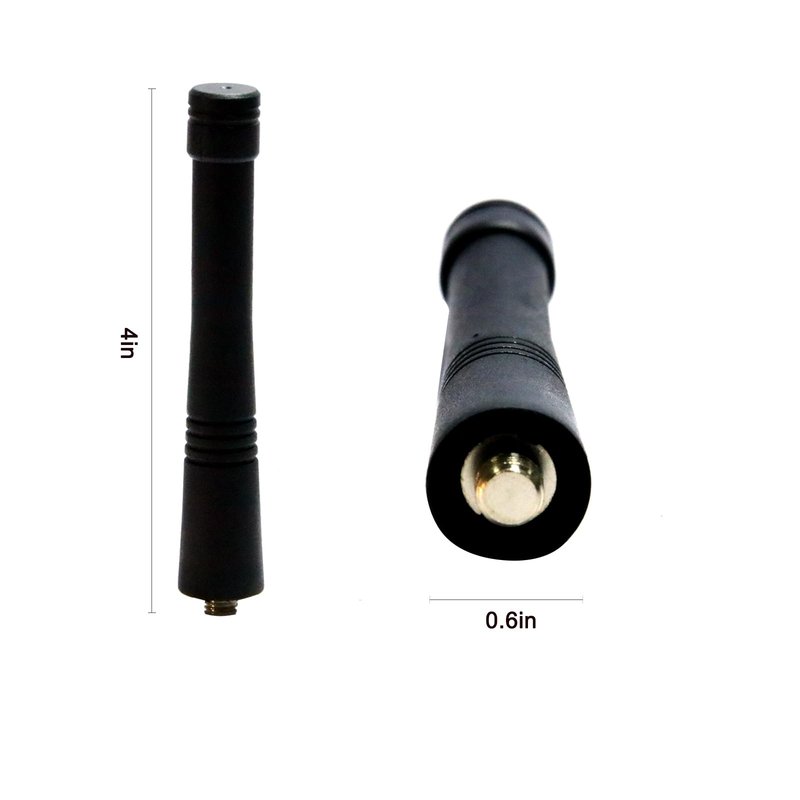 Cp200 Radio Antenna Short Compatible with Motorola CP200 CP200D HT1550 HT1250 HT750 HT600 GP300 GP340 GP88S GP380 GP328 CT250 P110 PR400 P1225 Two Way Walkie Talkie (2pack)