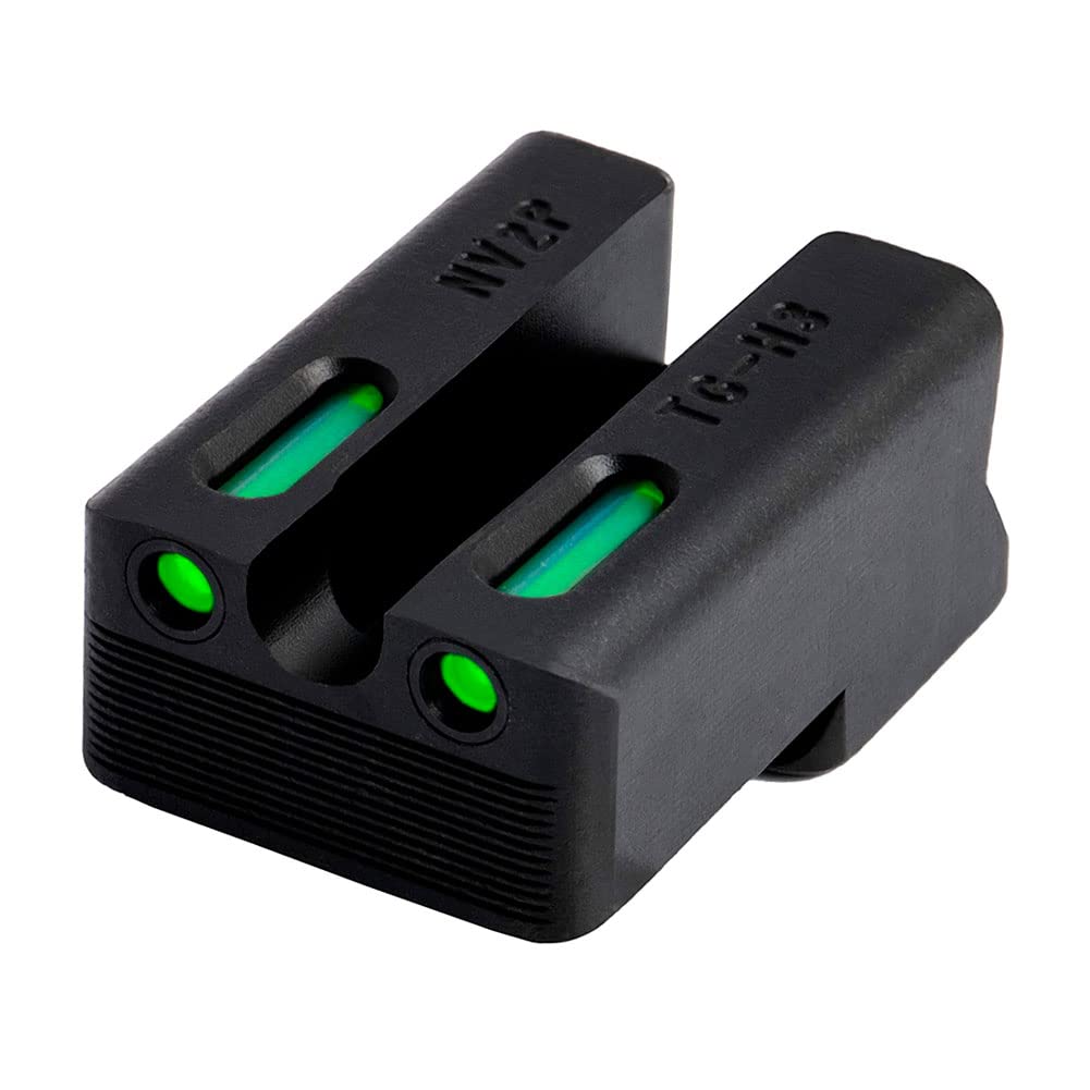 TRUGLO TFX PRO Handgun Sight | Compact Snag-Free Durable Shock-Resistant Glowing Tritium & Fiber-Optic Xtreme Night Sight with High Contrast Orange Front Ring, Compatible with 1911 270/500 Handguns