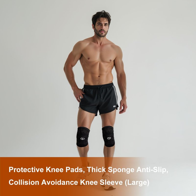 DA-Protective Knee Pads, Thick Sponge Anti-slip, Collision Avoidance Knee Sleeve