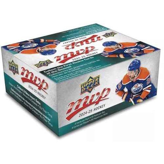 Upper Deck 2024-25 MVP Hockey Collectible Card Box - 216 Cards (6 Cards/Pack, 36 Packs/Box) - NHL