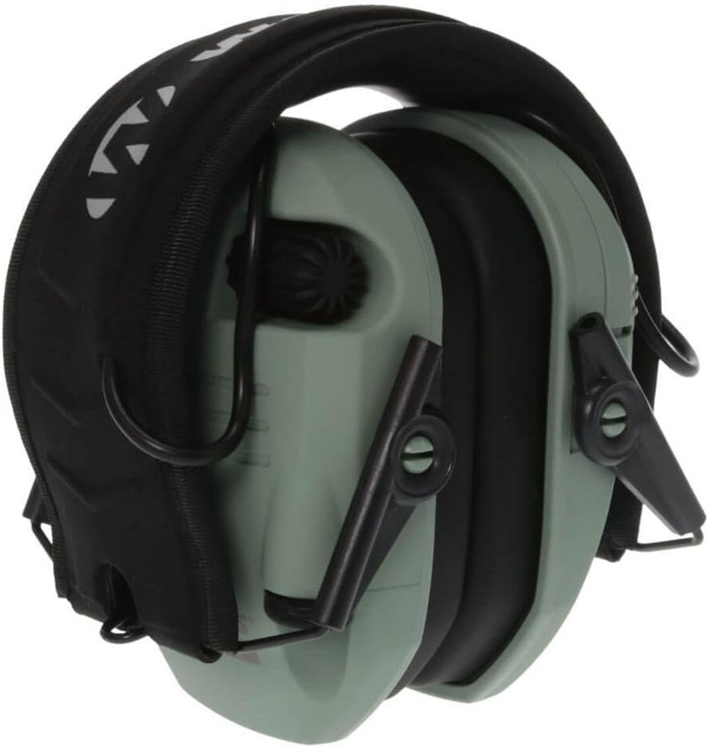 Walker's Razor Slim Electronic Muff - Noise-Canceling Ear Protection for Shooting | Adjustable Fit