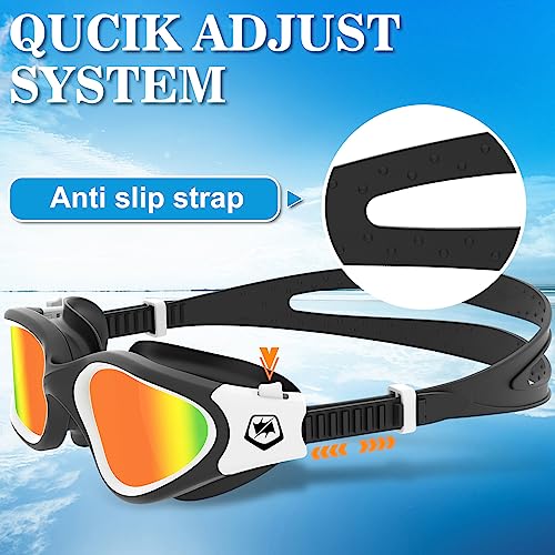 WIN.MAX Polarized Swimming Goggles Swim Pool Goggles Anti Fog Anti UV No Leakage Clear Vision for Men Women Adults Teenagers