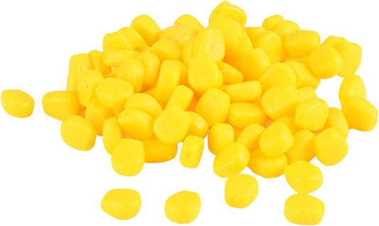 200 Pcs Fake Corn Fishing Bait - Soft Silicone Lures for Trout, Catfish & Carp | Easy Floating, Eye-Catching Colors