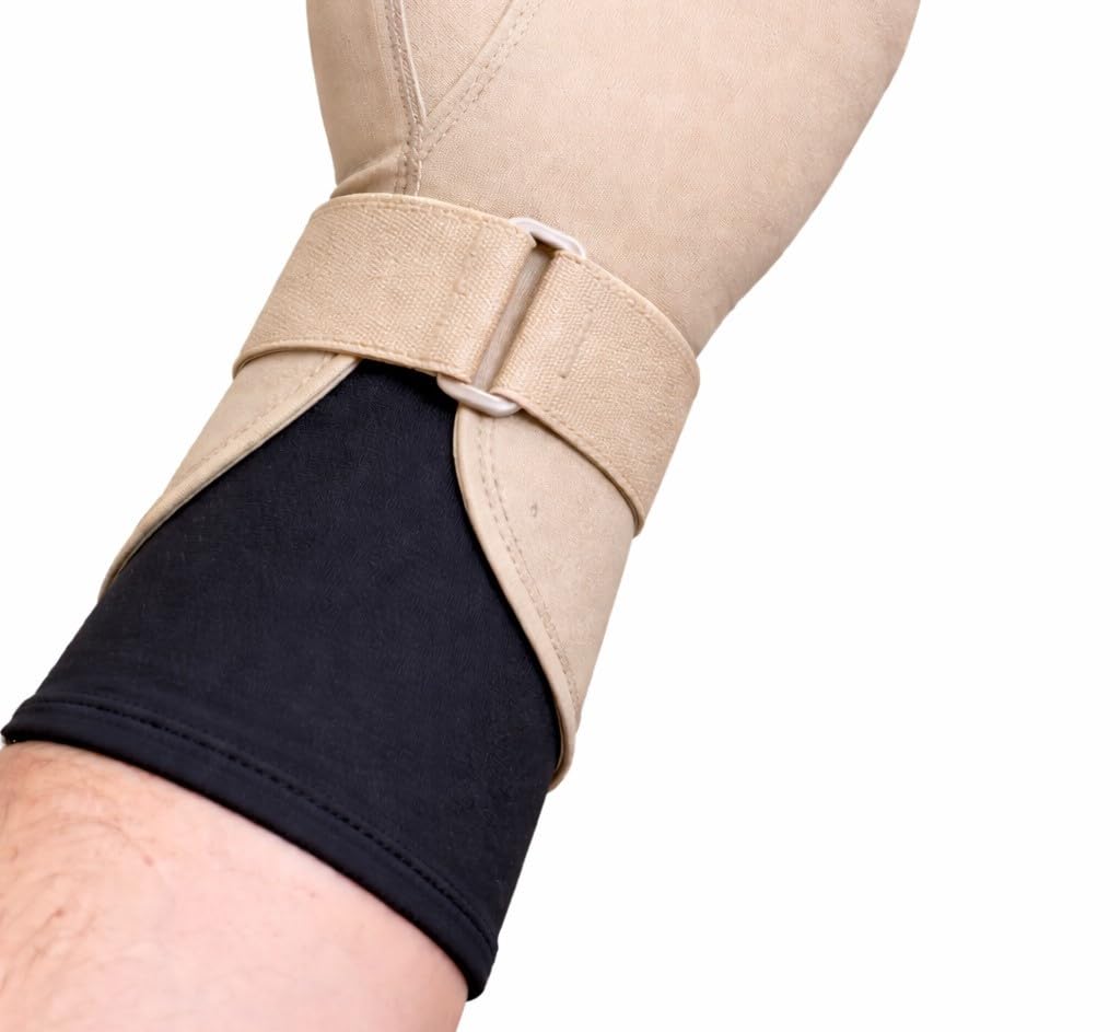 valueify 4-Pack Hand Therapy Liner, Wrist & Forearm Support Under Splints, Braces and Compression Gloves. (Long Large)