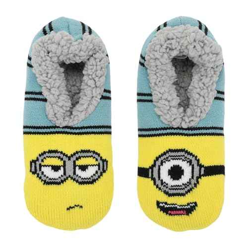 Bioworld Adult Minions Slipper Socks: Cozy Despicable Me