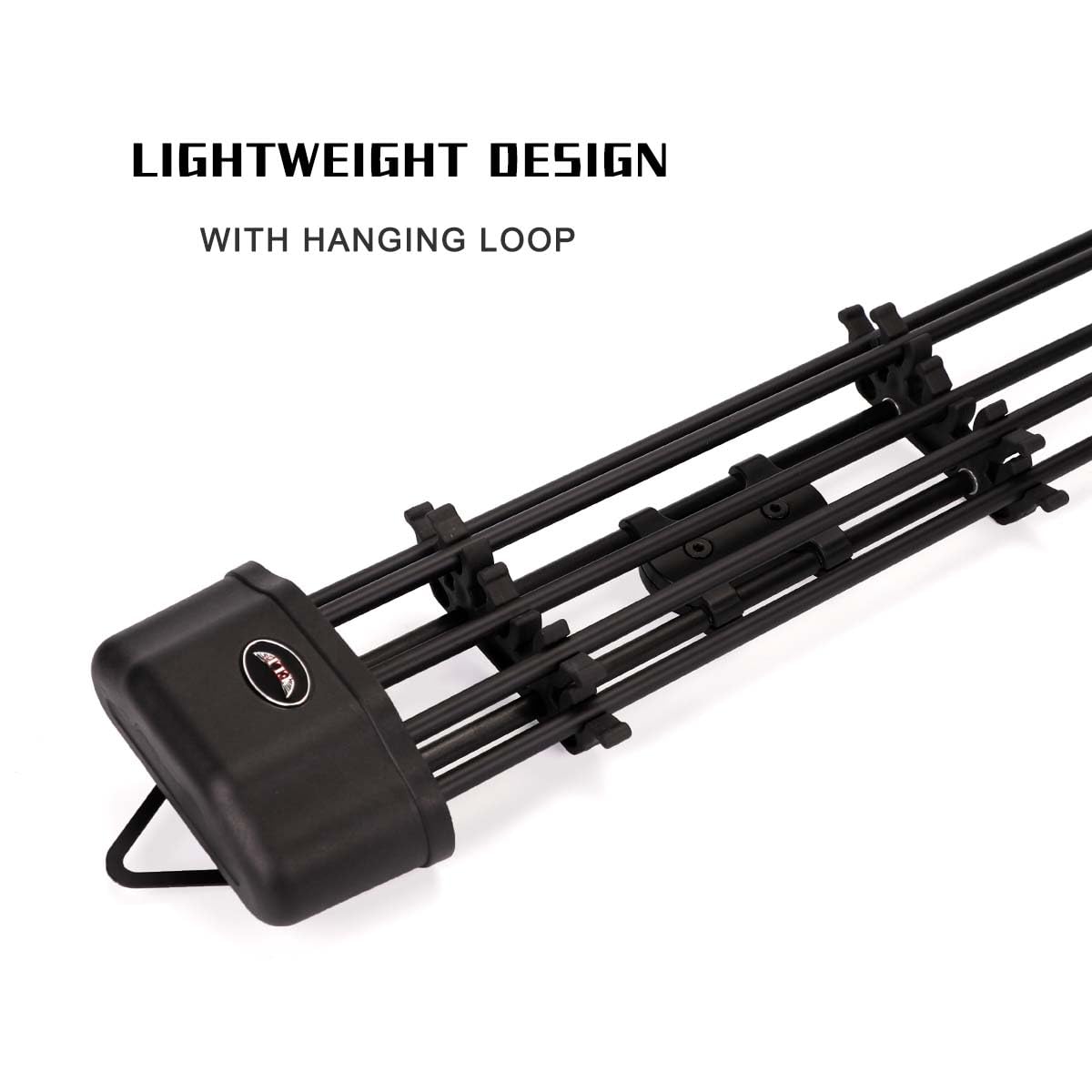 LWANO 5 Arrow Quiver,Archery Compound Bow Quiver for Hunting with Quick Release, black